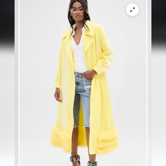 MIMOSA TULLE TRIM TRENCH - M - Picture 6 of 10